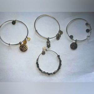 4 Alex and Ani Bracelets. Selling together.